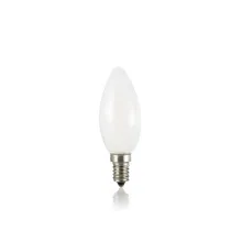 Лампочка светодиодная E14 04W 3000K Ideal Lux OLIVA 4W CRI80 BIANCO купить с доставкой по России